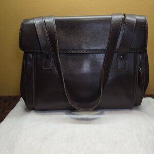 Vintage Leather Montini Messenger Bag Made in Italy - Please Read Description